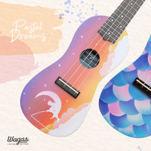Load image into Gallery viewer, LIMITED EDITION: Pastel Dreams Premium Travel Ukuleles - Wagas Ukes