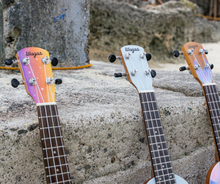 Load image into Gallery viewer, LIMITED EDITION: Pastel Dreams Premium Travel Ukuleles - Wagas Ukes