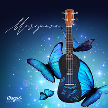 Load image into Gallery viewer, LIMITED EDITION: Mariposa Premium Travel Ukulele - Wagas Ukes