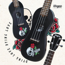 Load image into Gallery viewer, LIMITED EDITION: Dying Love Premium Travel Ukulele - Wagas Ukes