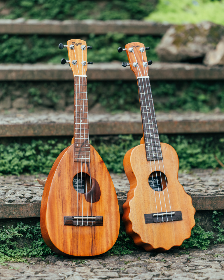 Traditional wooden ukuleles by Wagas Ukuleles