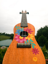 Load image into Gallery viewer, LIMITED EDITION: Flower Blossom Premium Travel Ukulele - Wagas Ukes
